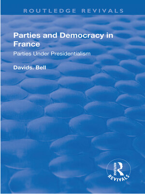 cover image of Parties and Democracy in France